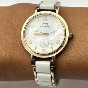 White Dodge Men's Watch